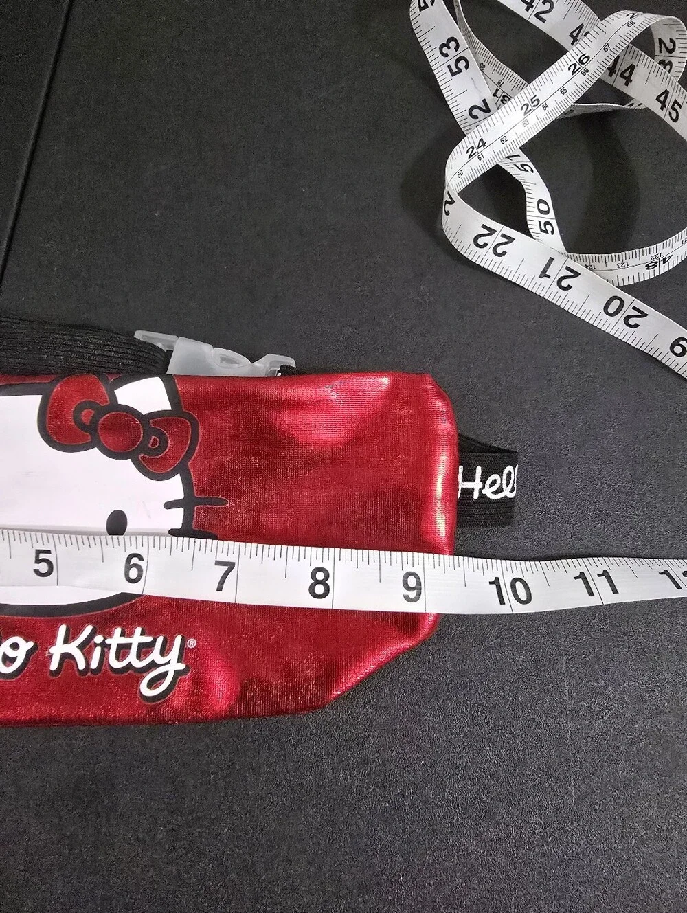 Hello Kitty Red and Black Kids Waist Fanny Pack